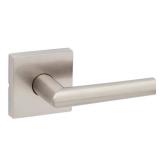 Milan Satin Nickel Square Hall/Closet Reversible Door Handle