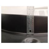 30 Inch Black Vanity Top Bathroom Sink with 3 Holes