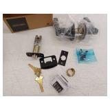 Schlage J54-Sol Solstice Single Cylinder Keyed Entry Door Lever Set