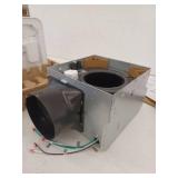 Commercial Electric 130/160 CFM Ceiling/Wall Mount Roomside Installation Square Bathroom Exhaust Fan w CCT LED Night Light Humidity Sensor