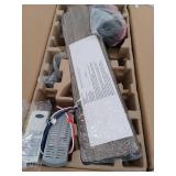 Harbor Breeze Camden 52-in Matte Black Indoor Ceiling Fan with Light Remote, 5 Blade