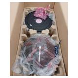 Harbor Breeze Camden 52-in Matte Black Indoor Ceiling Fan with Light Remote, 5 Blade