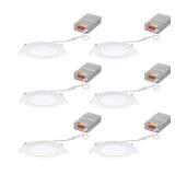 Juno Lighting Wf6 Sww5 90Cri Cp6 M2 Contractor Select 6-Pack 6in Wide Switchable White Led