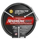 NeverKink Teknor Apex 5/8-in x 75-ft Contractor Duty Kink Free Vinyl Black Coiled Hose