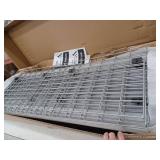 Kobalt Bolted 3 -Tier Heavy Duty Black Metal Utility shelving unit with Wire Shelves, 48-in W x 24-in D x 47-in H