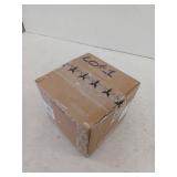 Orbe 6.25  Outdoor Metal/Glass Integrated LED Wall Sconce  Black