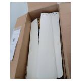 Era 52 in. Modern Burnished Brass Indoor/Outdoor Ceiling Fan with Matte White Blades and Wall Mount Control