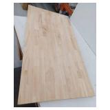 Wood Butcher Block, 48x25 Inch