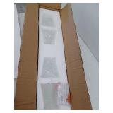 Tanner Collection Four-Light Matte Black Transitional Vanity Light