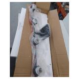 Tanner Collection Four-Light Matte Black Transitional Vanity Light