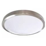 RP Lighting 12 in. Flush Mount LED Ceiling Light in Brushed Nickel