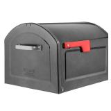 Architectural Mailboxes 5007262 12 x 14 x 18.3 in. Centennial Galvanized Steel Post Mounted Mailbox, Pewter