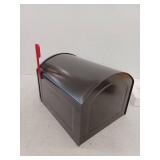 Architectural Mailboxes 5007262 12 x 14 x 18.3 in. Centennial Galvanized Steel Post Mounted Mailbox, Pewter