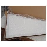 Nuvo Lighting 65/573R1 Led Backlit 12in Wide Flush Mount Ceiling Fixture, White