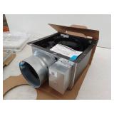 WhisperGreen Select Pick-A-Flow 30 to 110 CFM Bathroom Exhaust Fan LED Flex-Z Fast Bracket 4/6 in. Duct Adapter