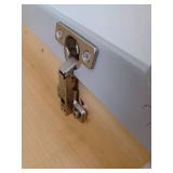 Style Selections 19.5-in x 23.7-in Surface Mount Gray Mirrored Rectangle Medicine Cabinet