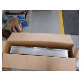 36-inch Aluminum Triple Door  Mirrored Medicine Cabinet