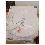 16 in. Low Profile LED Flush Mount Round Closet Light Fixture 1700 Lumens 3000K 4000K 5000K Dimmable Hallway Stairwell