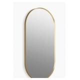 Kohler Oval Bathroom Mirror with Gold Frame
