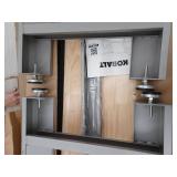 Kobalt 72-in L x 40.8-in H Silver Wood Adjustable Height Work Bench- Retail: $359