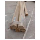 Madison Mill 1.375-in x 96-in Round Poplar Dowel