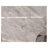 allen + roth Roveland 60-in Smokewood Undermount Double Sink Bathroom Vanity with Natural Carrara Natural Marble Top