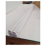 Lithonia Lighting Contractor Select 4 ft. 64-Watt Equivalent Integrated LED White Multi-Volt Strip Light Fixture 4500 Lumens 4000K, Lot of 2