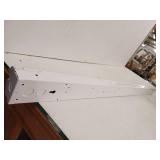 Lithonia Lighting Contractor Select 4 ft. 64-Watt Equivalent Integrated LED White Multi-Volt Strip Light Fixture 4500 Lumens 4000K, Lot of 2