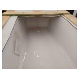 Kohler Irvine 60 x 32 Inch Cast Iron Alcove Bath with Integral Apron and Left Drain- Retail: $1198