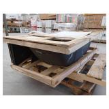 Kohler Irvine 60 x 32 Inch Cast Iron Alcove Bath with Integral Apron and Left Drain- Retail: $1198