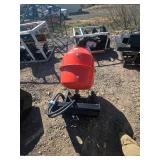 Red Industrial Mini skidsteer concrete mixer Red Industrial Mini skidsteer concrete mixer