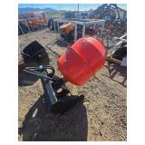 Red Industrial Mini skidsteer concrete mixer Red Industrial Mini skidsteer concrete mixer