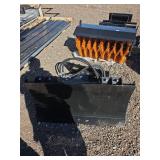 Mini Hydraulic Angle Blade Attachment for Skid Steer Mini Hydraulic Angle Blade Attachment for Skid Steer