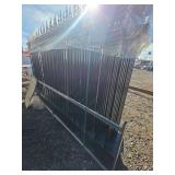 Ranch IRIF Iron Fence Panel Set of 8 panels Ranch IRIF Iron Fence Panel Set of 8 panels
