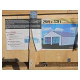 Solanch 25x33ft Double Garage Metal Barn Kit Solanch 25x33ft Double Garage Metal Barn Kit