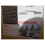 Sdlanch 20x20ft Steel Carport Shelter Sdlanch 20x20ft Steel Carport Shelter