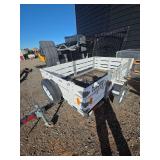 Small Utility Trailer with Removable Sides Small Utility Trailer with Removable Sides