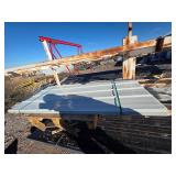Seven foot long corrugated steel panels Bundle of 50 Seven foot long corrugated steel panels Bundle of 50
