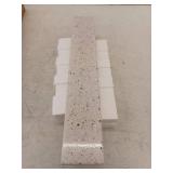 21 in. W Cultured Marble Vanity Sidesplash in Everest