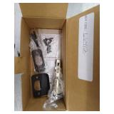 Miseno Mlk1090 Quattro Shaker Single Cylinder Keyed Entry Door Knob Set, Black