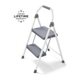 Gorilla Ladder 2-Step Compact Steel Step Stool  225 Lbs. Load Capacity Type II Duty Rating