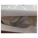 Deervalley Two-Piece Elongated Toilet, 12in Rough-in Single-Flush, 1.28 GPF- Retail: $214