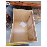 Hampton Bay Hampton Unfinished Beech Recessed Panel Stock Assembled Sink Base Kitchen Cabinet, 36 in. x 34.5 in. x 24 in