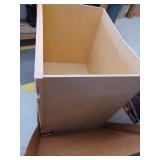 Hampton Bay Hampton Unfinished Beech Recessed Panel Stock Assembled Sink Base Kitchen Cabinet, 36 in. x 34.5 in. x 24 in