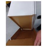 Hampton 30 in. W x 12 in. D x 42 in. H Assembled Wall Cabinet in Satin White- Retail: $247