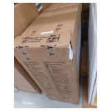 Hampton 30 in. W x 12 in. D x 42 in. H Assembled Wall Cabinet in Satin White- Retail: $247