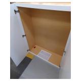 Hampton 33 in. W x 12 in. D x 42 in. H Assembled Wall Cabinet in Satin White- Retail: $247