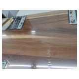 Hampton Bay 4 ft. L x 25 in. D Finished Saman Solid Wood Butcher Block Countertop With Live Edge- Retail: $349