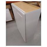 Hampton 30 in. W x 12 in. D x 42 in. H Assembled Wall Cabinet in Satin White- Retail: $247
