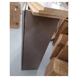 30-inch Gray Kitchen Wall Cabinet With 3 Adjustable Shelves